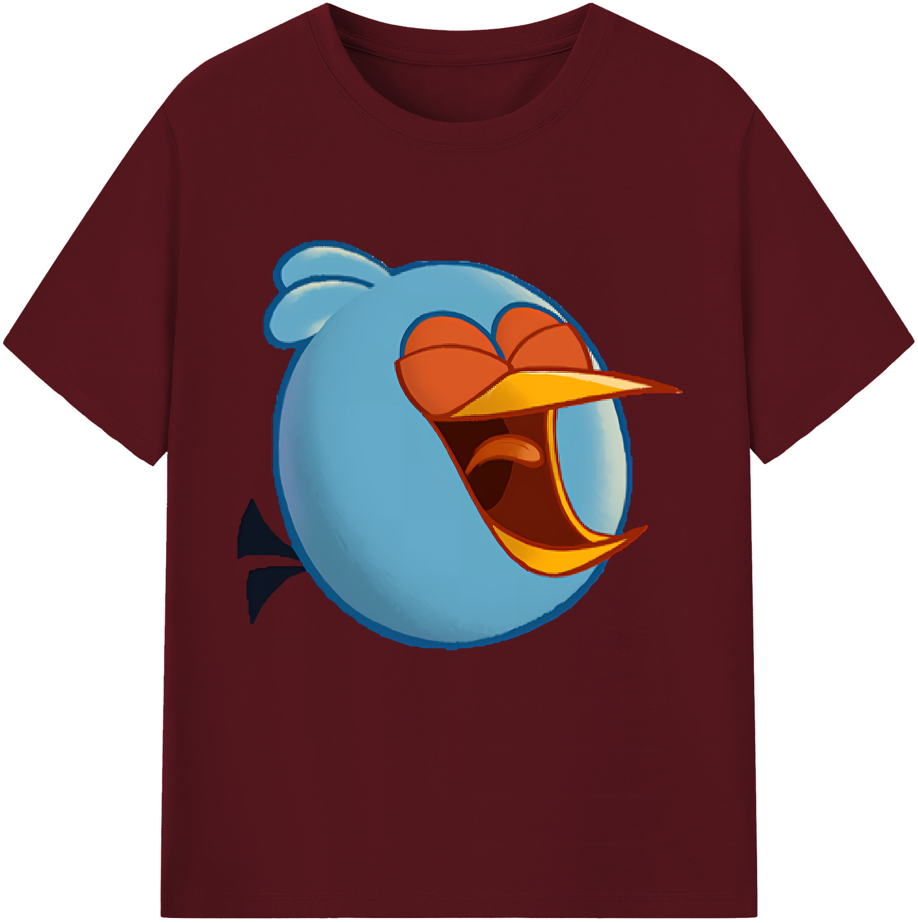 （画像用） Angry Birds アングリーバード 綿100％半袖Tシャツ（フロントプリント）